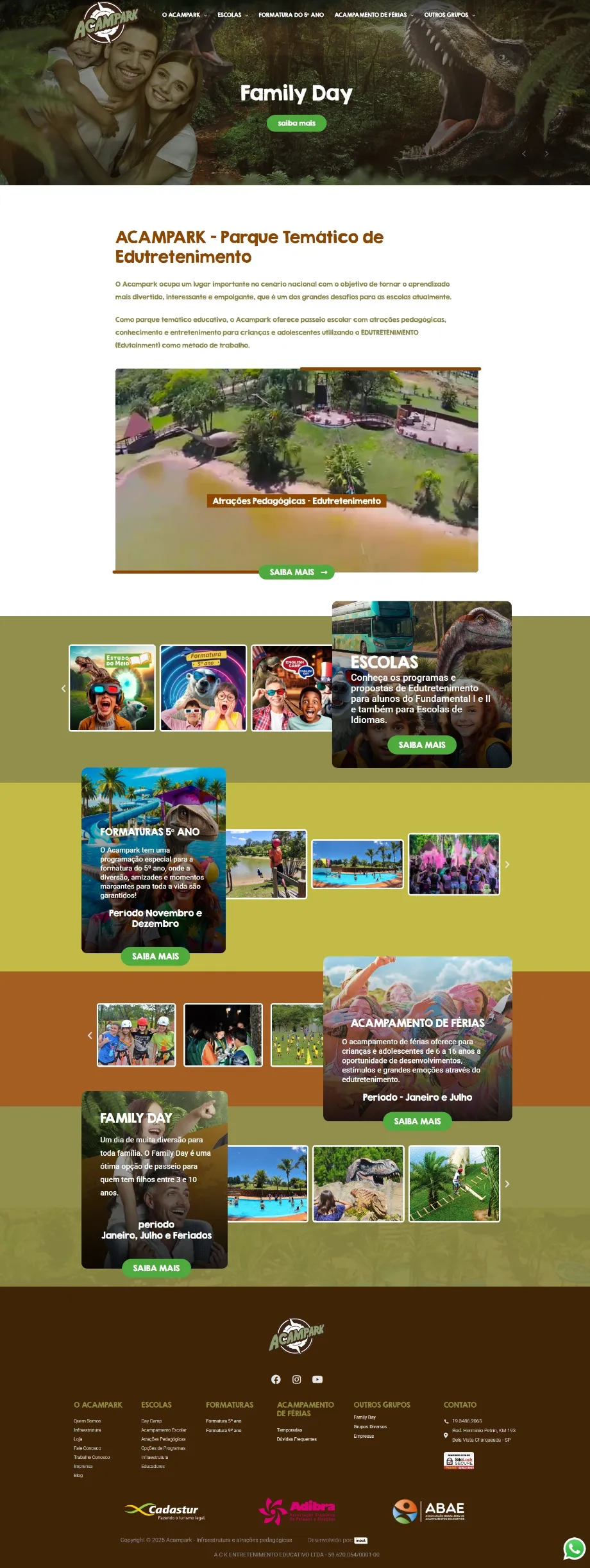 site - acampark | Bruno Francisco